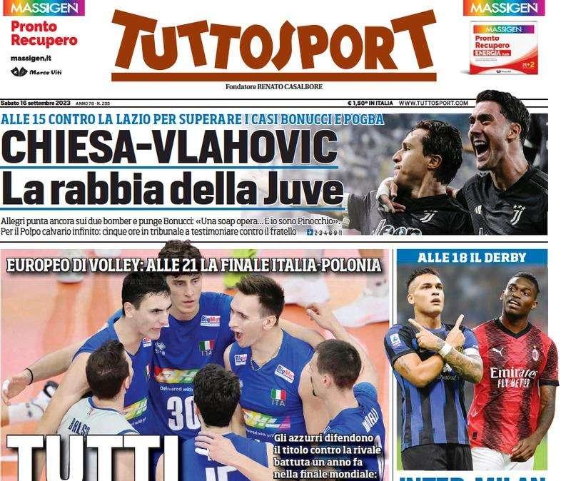 Tuttosport - Chiesa-Vlahovic. La rabbia della Juve