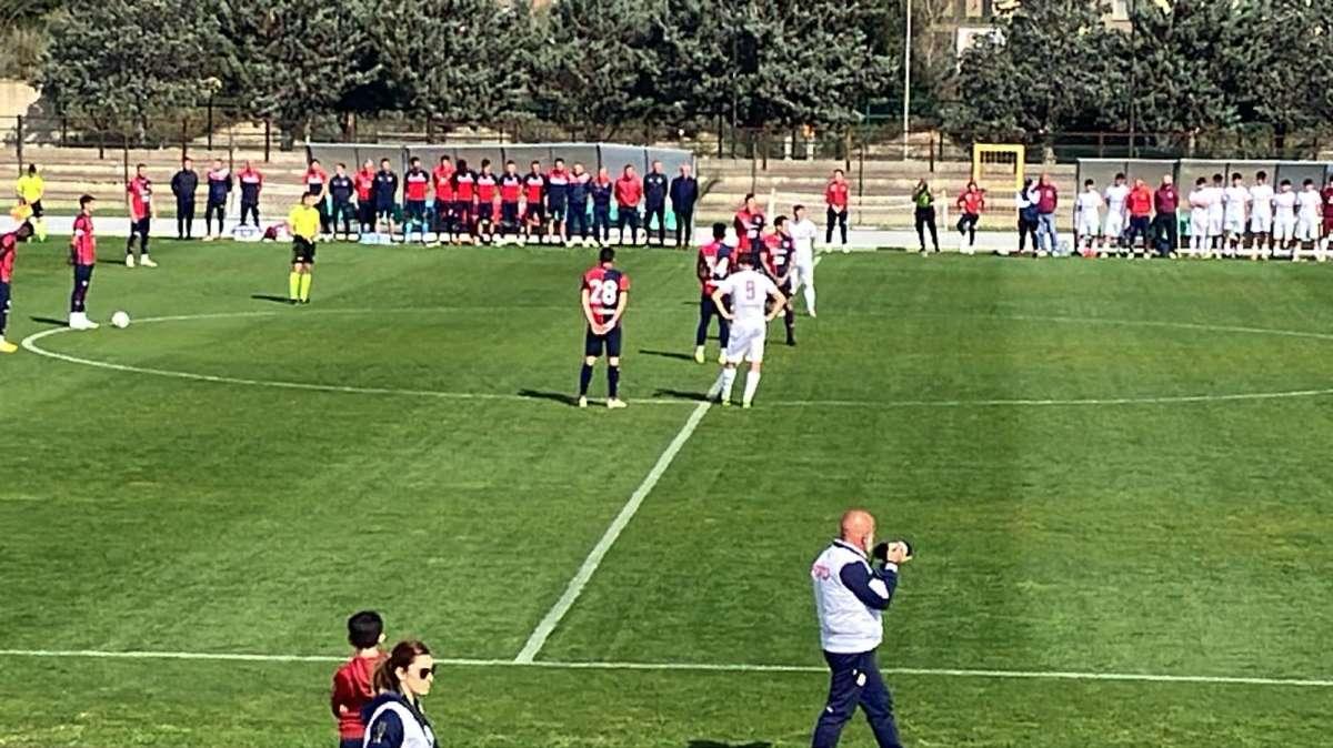 Selargius- Cagliari 0-6- Fine del match. Doppietta Viola, in gol Kingstone e Marcolini.