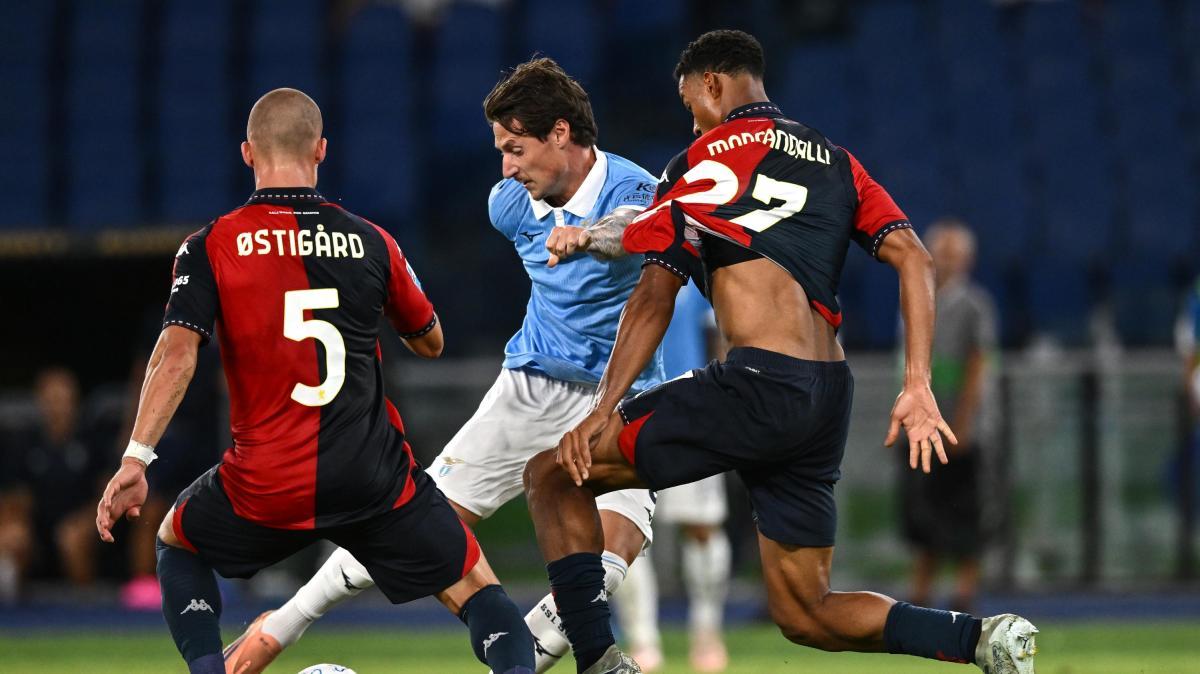 Serie A, Lazio a punteggio pieno: Frattesi stende il Genoa, secondo ko per De Rossi