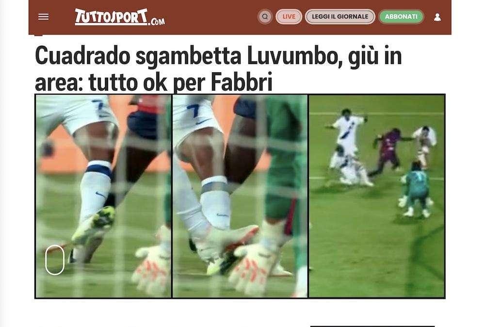 Il rigore su Luvumbo e la verità ribaltata: le immagini che tolgono ogni dubbio
