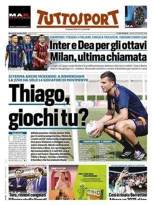 Tuttosport - Thiago, giochi tu?