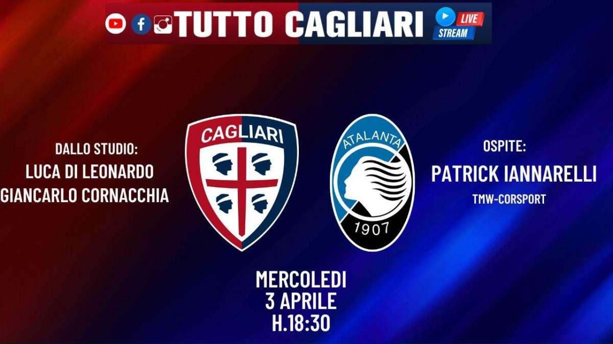 Tuttocagliari Live: presentiamo l'Atalanta con il collega Patrick Iannarelli