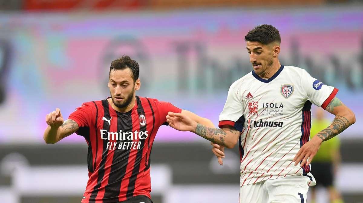 Calhanoglu, serata nera contro il Cagliari: un solo passaggio riuscito