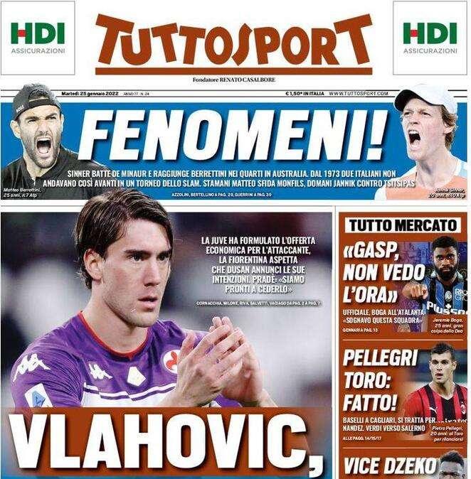 Tuttosport -  Vlahovic, ci siamo!