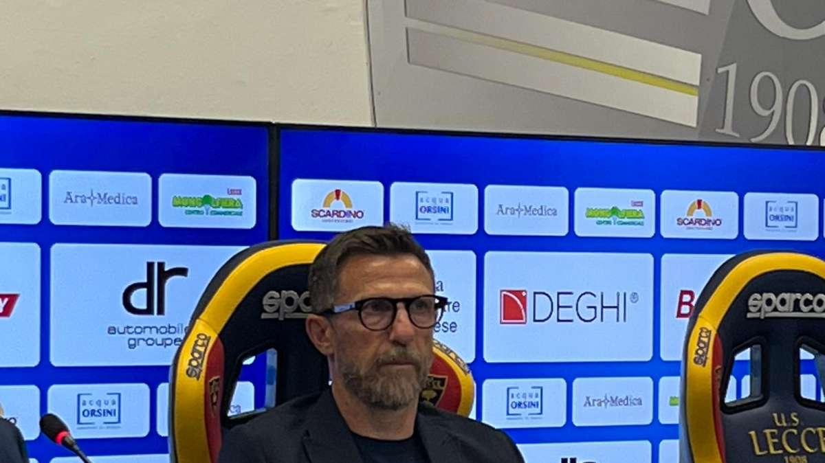 Lecce, Di Francesco: "Sottil deve recuperare, speriamo di riaverlo quanto prima"