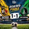 Polisportiva Melitese-Capo Vaticano 1-1: Filardo risponde a Puntoriere nel finale