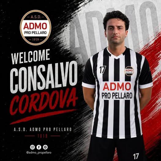 Adesso è ufficiale, Consalvo Cordova è il nuovo giocatore dell'ADMO Pro Pellaro 1919