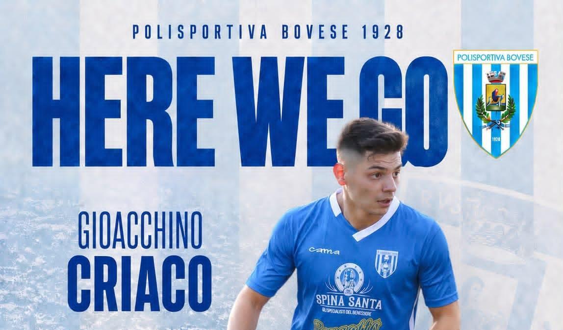 Polisportiva Bovese , ecco Criaco