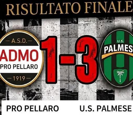 ADMO Pro Pellaro, cade all’esordio casalingo contro la Palmese: finisce 3-1 per gli ospiti