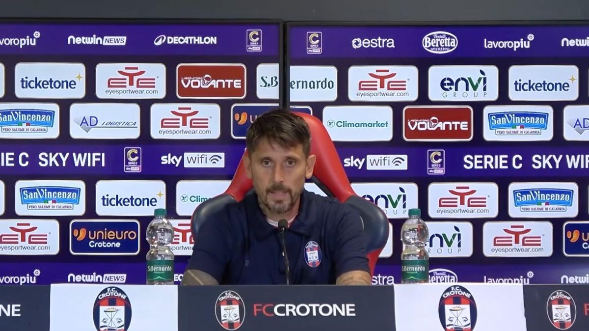 Crotone, Greco chiama la svolta: «Con la Salernitana serve concretizzare»