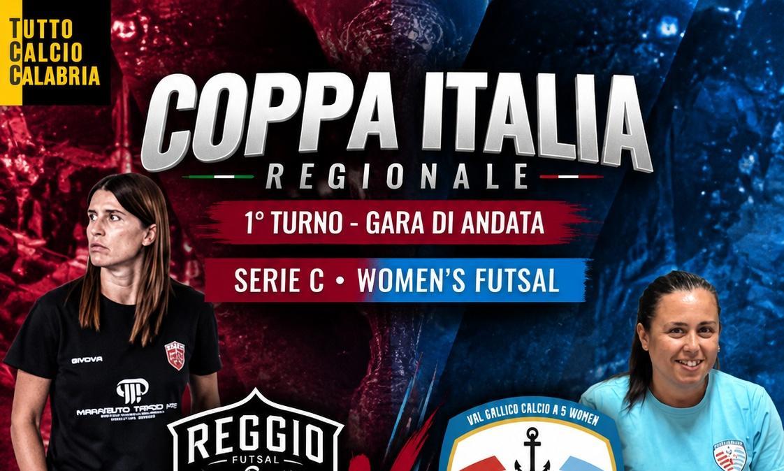 Coppa Italia Femminile, Derby Reggino tra Women Reggio Futsal-Val Gallico: In palio il primo round