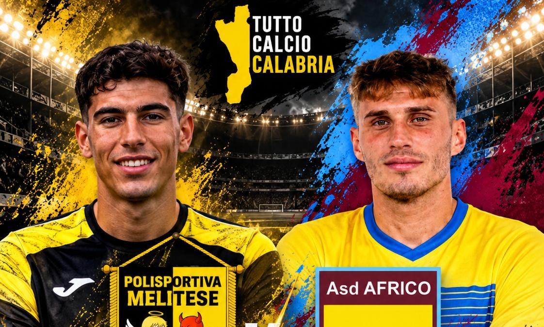 Africo-Polisportiva Melitese, sfida d'alta quota: in palio punti pesanti