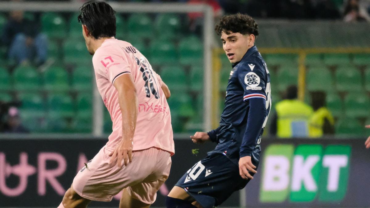 Pafundi in maglia Samp