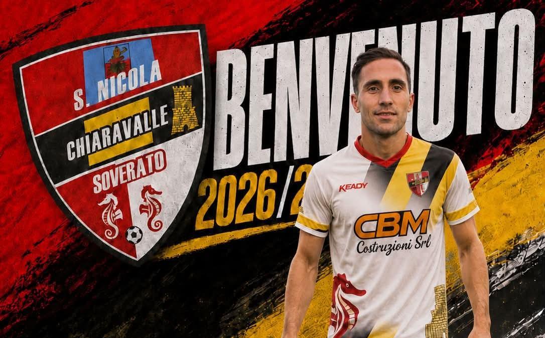 San Nicola-Chiaravalle-Soverato: Ufficiale l'arrivo di Santiago Dorato