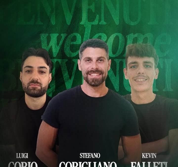 Villese RV , tris di arrivi: Corio, Corigliano e Falletti