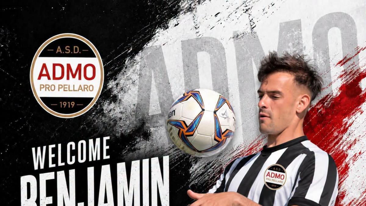 BENJAMIN SALVADOR È UN NUOVO CALCIATORE DELL’ADMO PRO PELLARO 1919