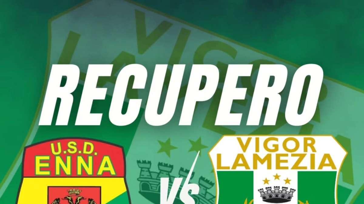 Enna - Vigor Lamezia, decisa la data del recupero 