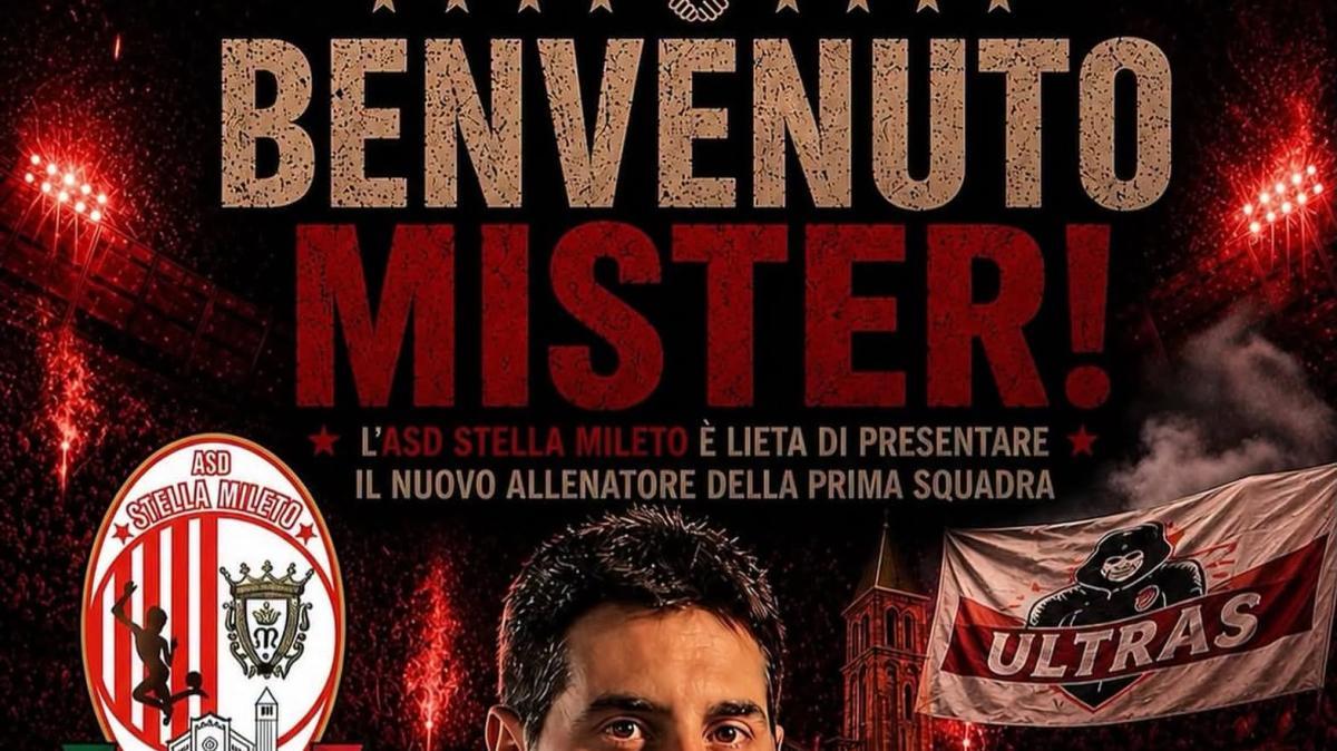 ASD Stella Mileto , Michele Marturano e’ il nuovo allenatore