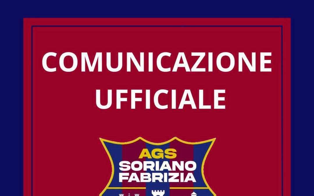 AGS Soriano, salutano in cinque