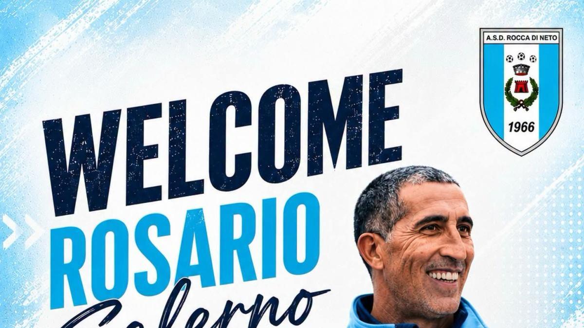 Mister Rosario Salerno sarà l’allenatore dell’ASD Rocca di Neto per stagione 2026-27