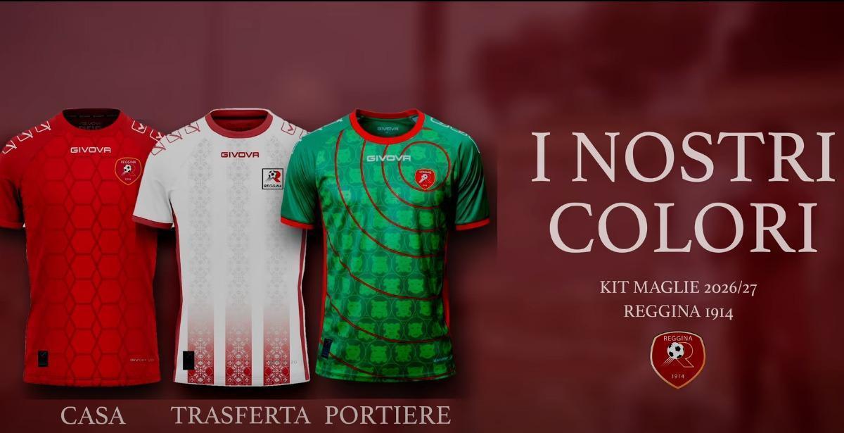 Reggina, presentate le nuove maglie per la stagione 2026-2027