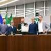 Riconoscimento regionale per il Como. Da Fontana premiato Ludi