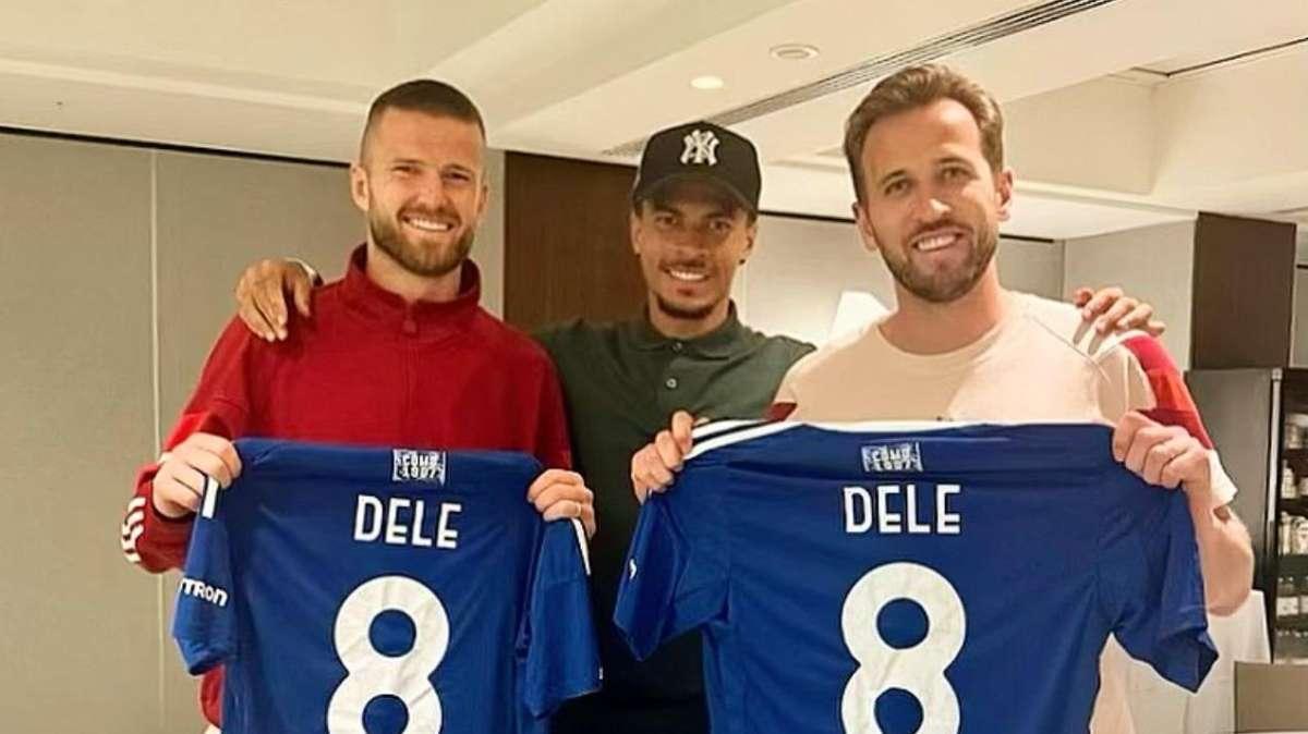Dele Alli fa visita ai suoi ex compagni, ora al Bayern: "Buona fortuna ragazzi"