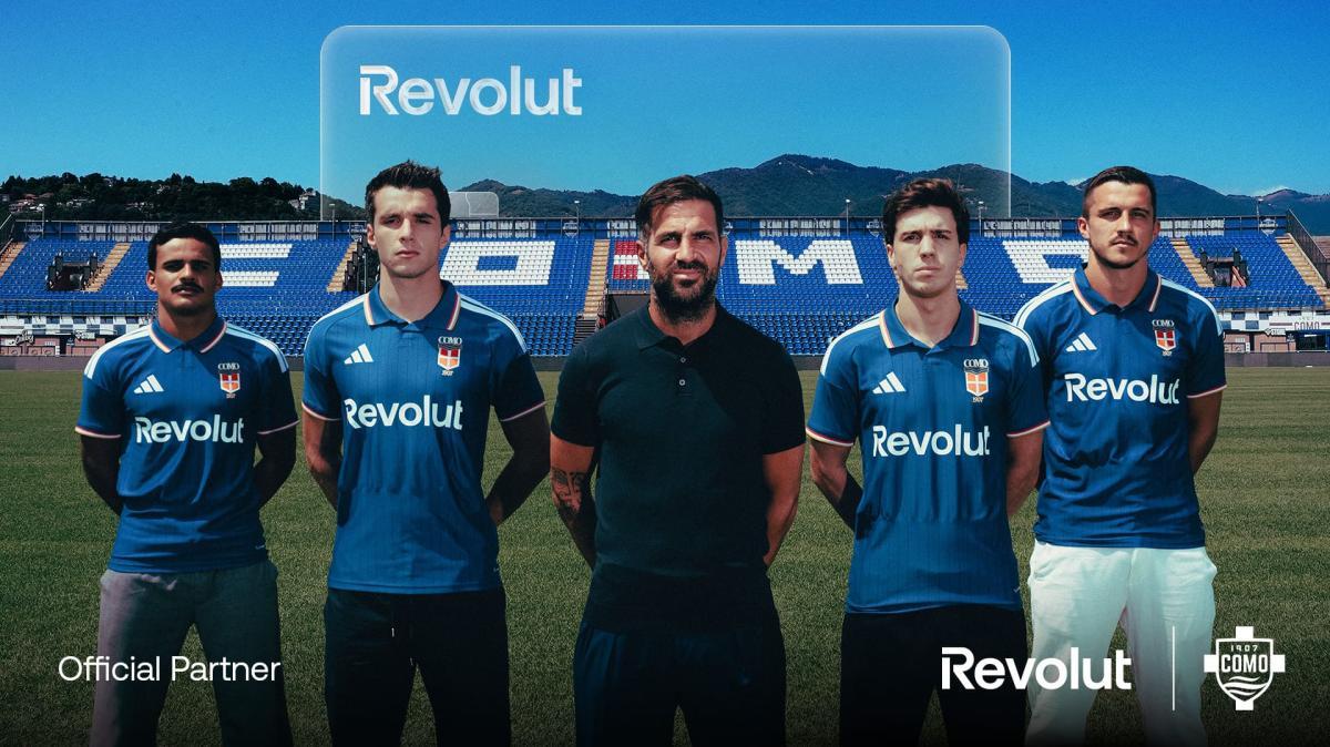 Revolut diventa Official Front-of-Shirt Partner del Como