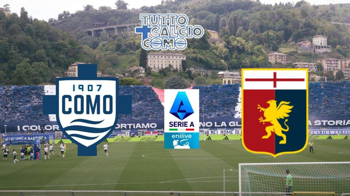 Ekuban la riacciuffa nel recupero con il Como in 10. 1-1 al Sinigaglia