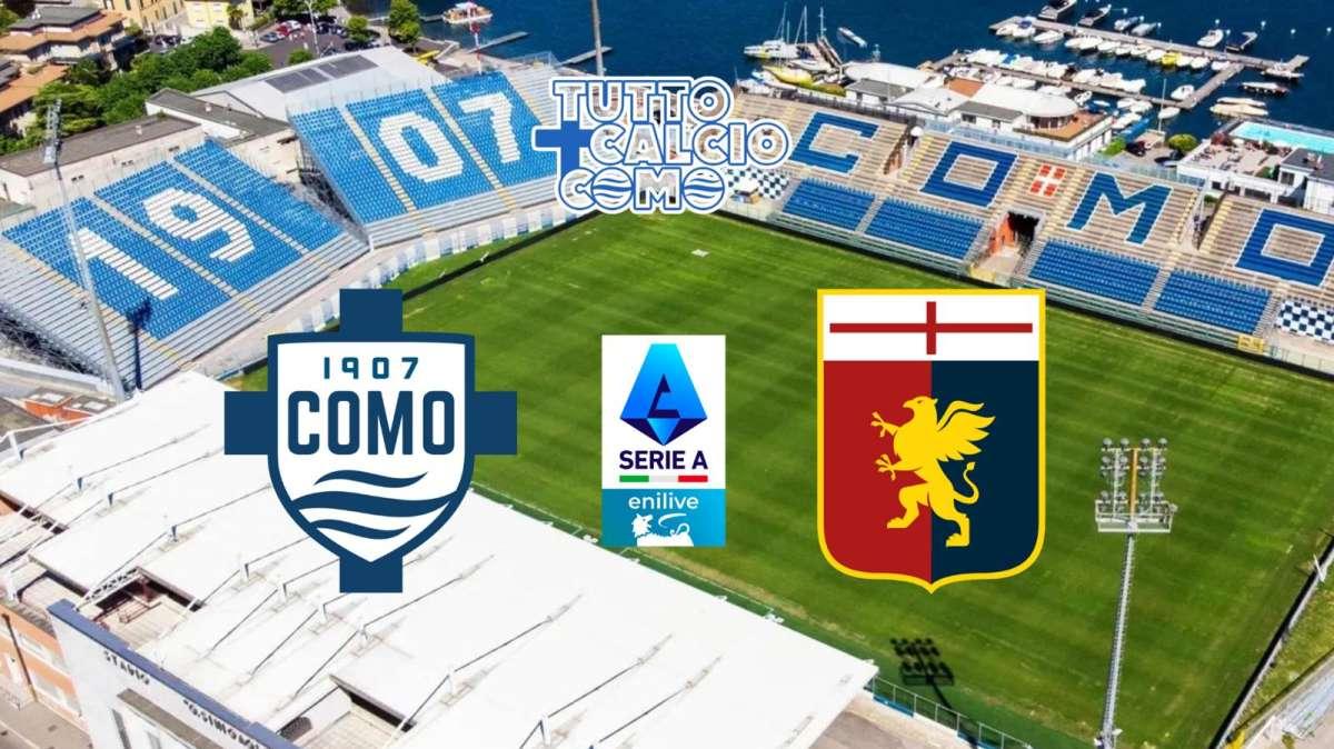 Il Como non si ferma. Batte il Genoa 1-0 e si prende la quarta vittoria di fila. Decisivo il gol di Strefezza