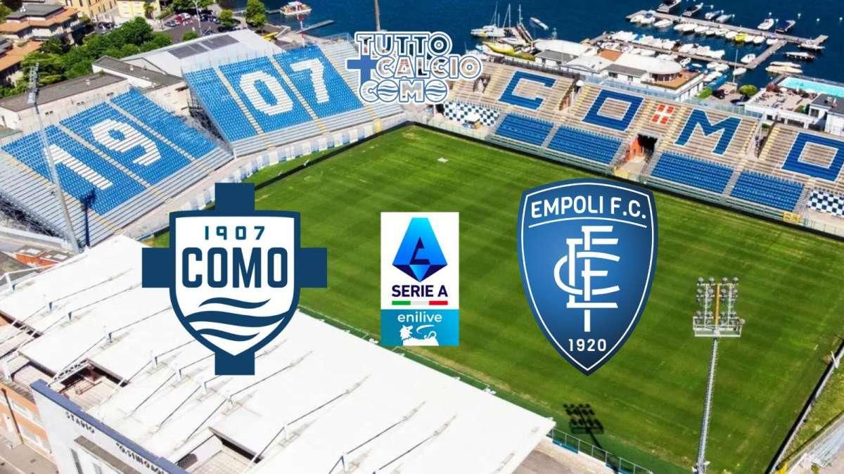  Como-Empoli 1-1, Douvikas si sblocca in maglia lariana, ma Kouamè costringe il Como al pareggio