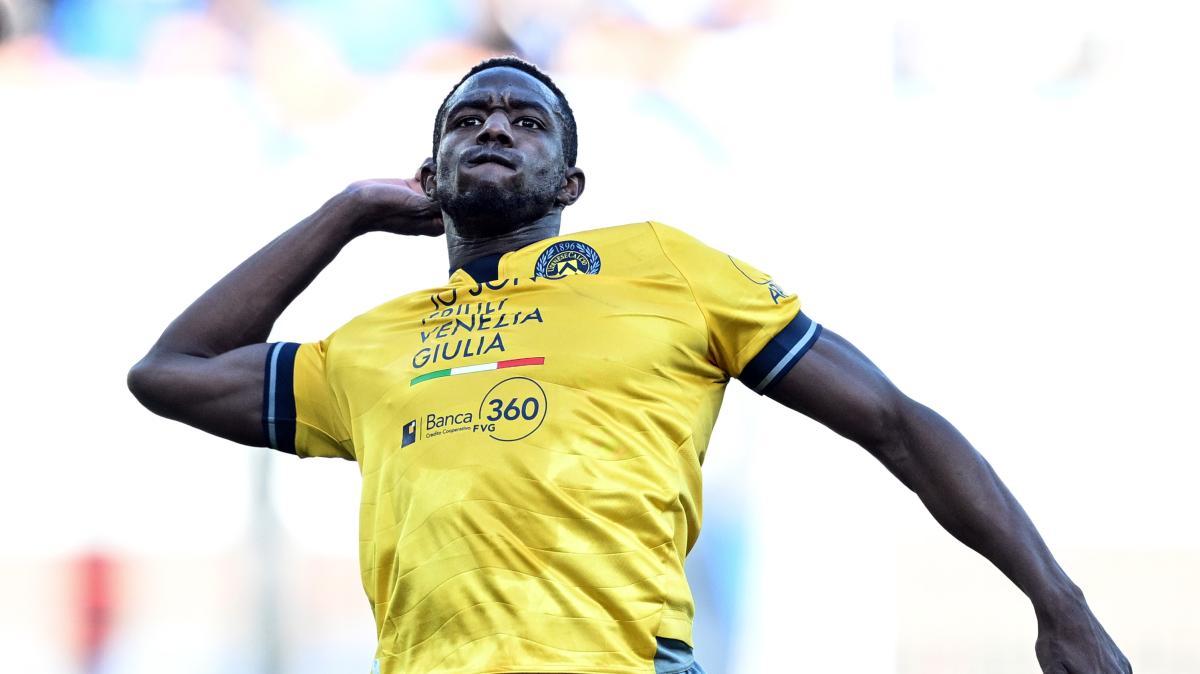 Udinese-Como, Kamara firma il vantaggio: friulani avanti all'intervallo