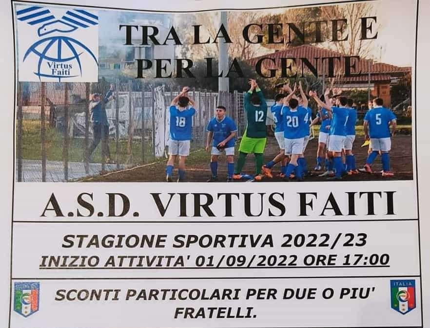 La locandina della VirtusFaiti