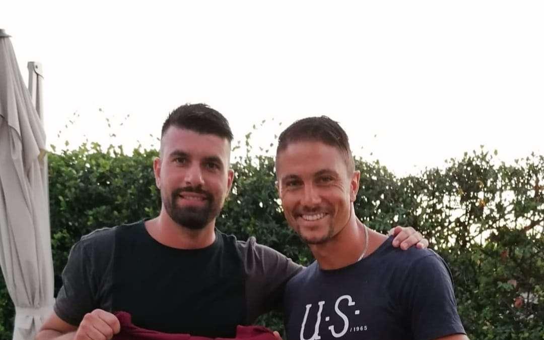 Lentini con Adriano Papa    