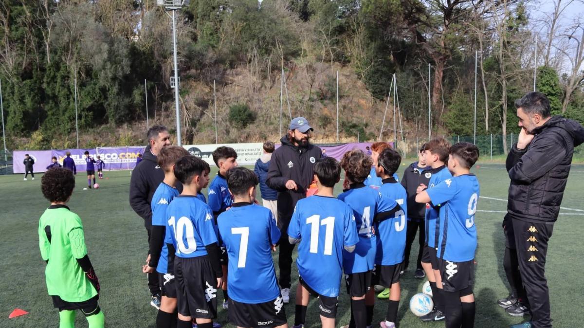Una seduta Scuola Calcio AGORA