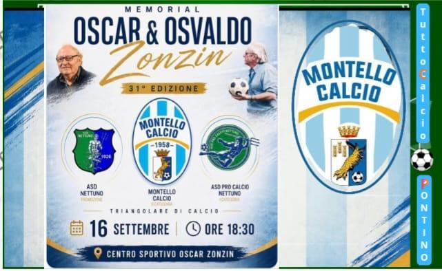 In programma nel pomeriggio dalle 18,30 la 31° edizione del " Memorial " OSCAR e OSVALDO ZONZIN