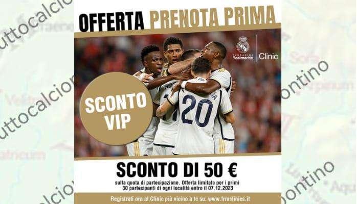 Virtus Faiti, ecco il primo clinic sotto l' egida del REAL MADRID dal 1 al 5 luglio presso il manto erboso della PFIZER 50 euro di sconto per le iscrizioni chiuse ai primi dicembre