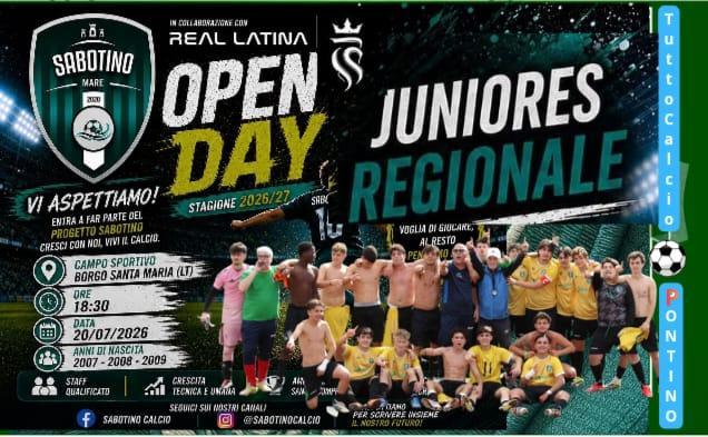 Locandina Open Day SABOTINO   