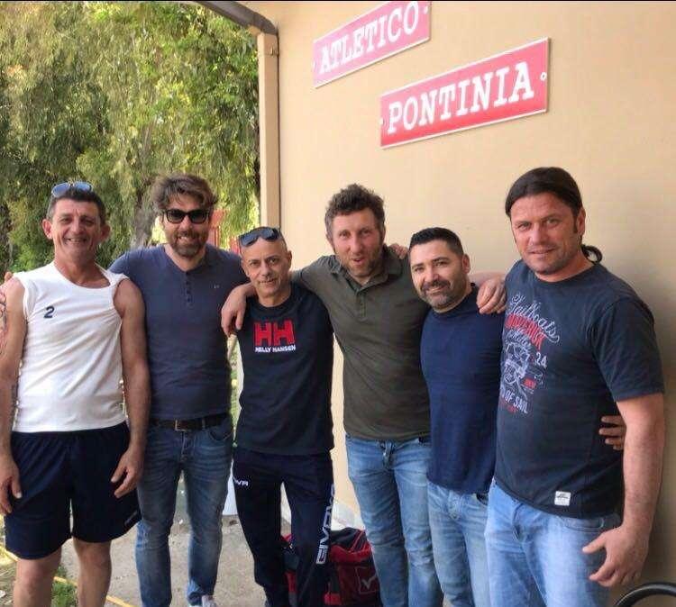 Una parte dello staff Atletico
