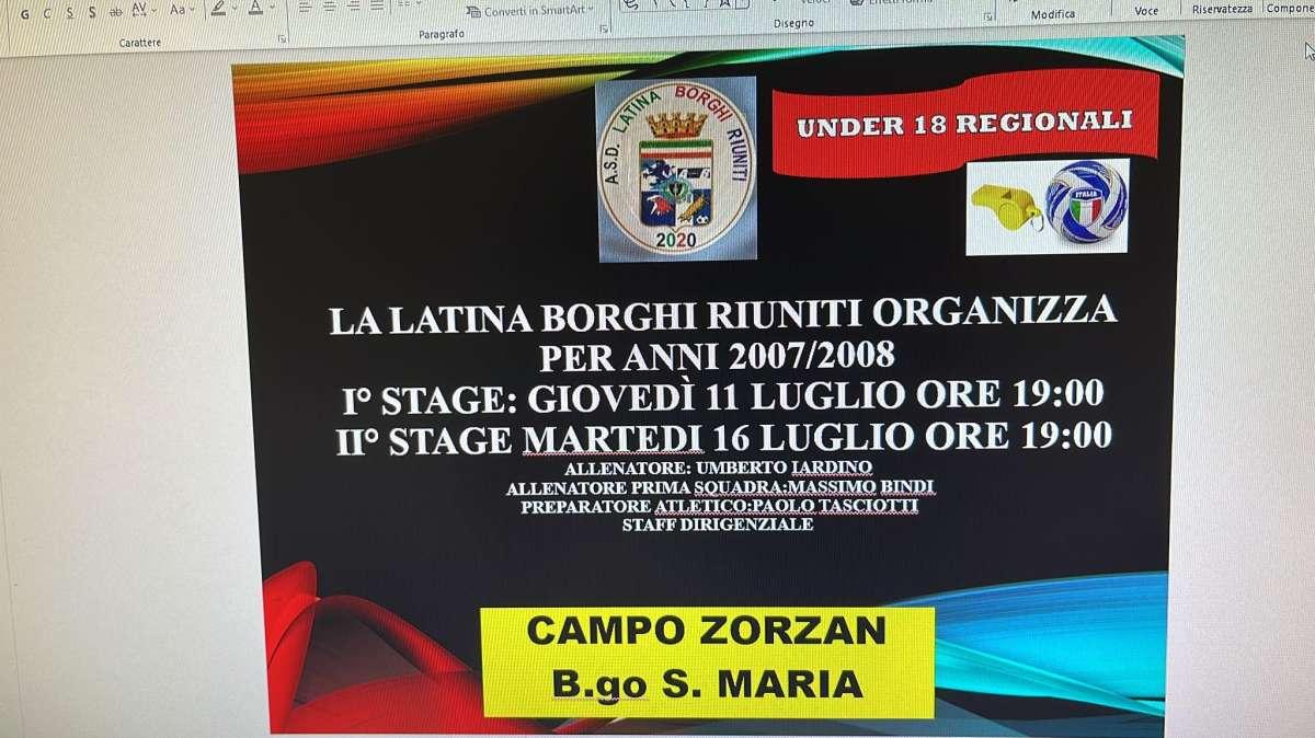 La locandina degli eventi     