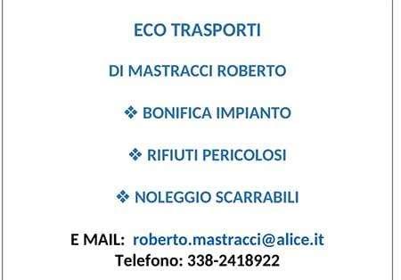 ECO TRASPORTI Tel.328/ 2418922