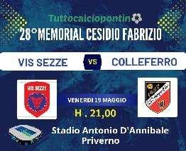 Vis Sezze - Colleferro alle 21