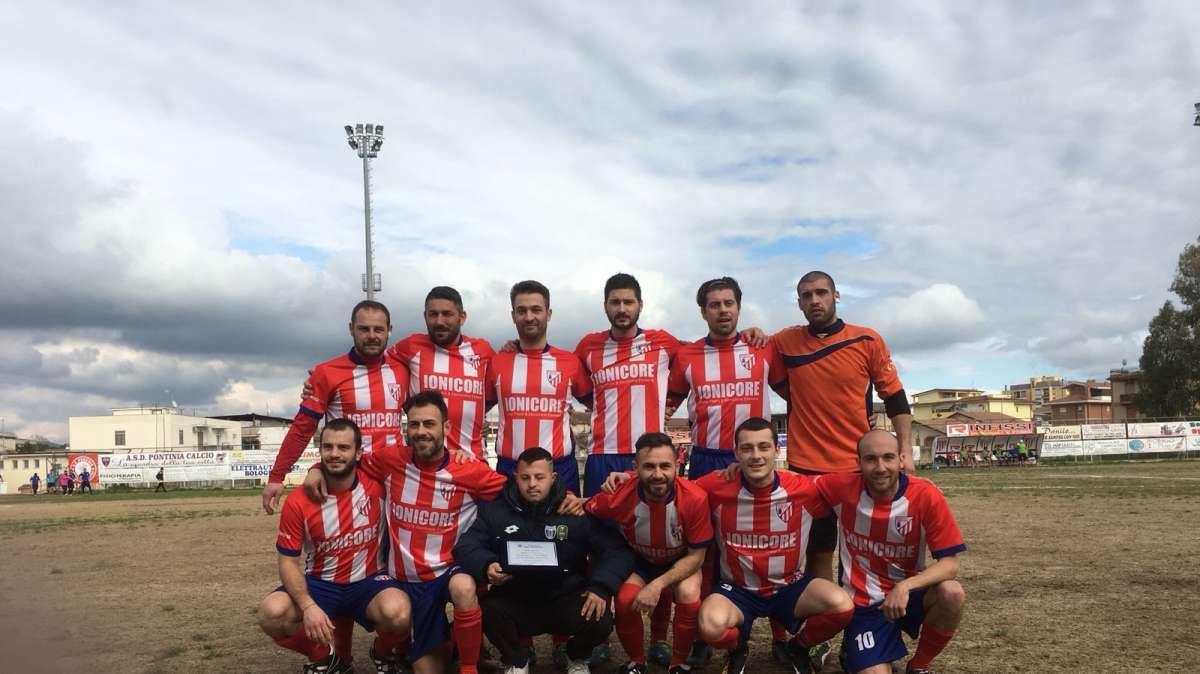L' Atletico Pontinia schierata