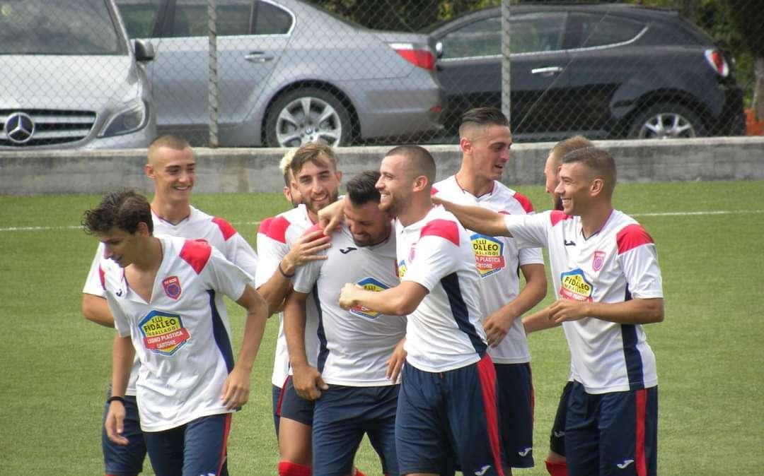 La gioia dopo il gol per laVis