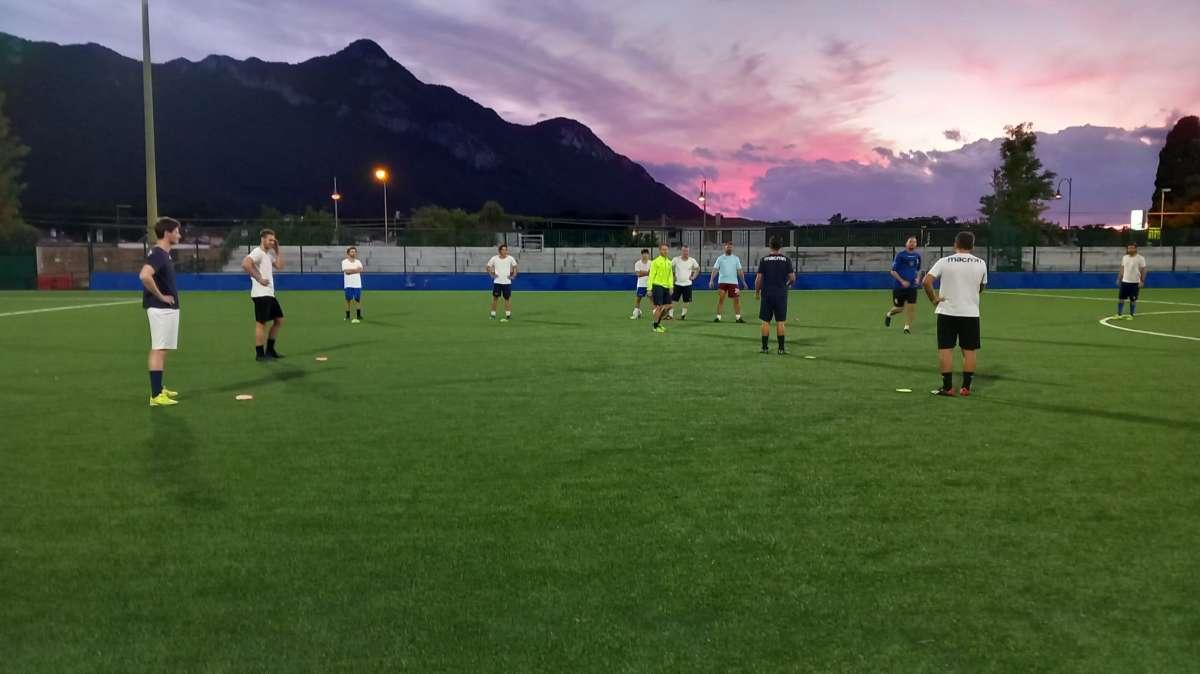 Circeo FC al lavoro. 