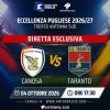Formazioni ufficiali di Canosa - Taranto