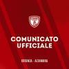 Serie C, Cosenza-Altamura a porte chiuse