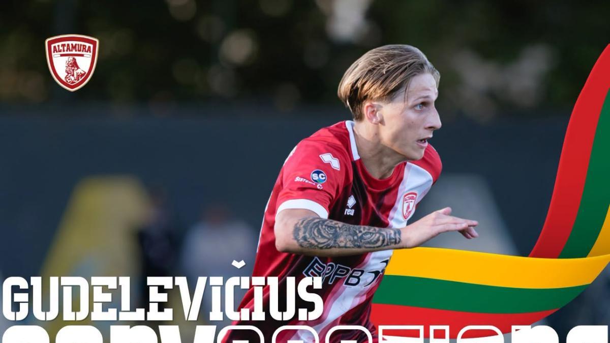Altamura, Gudelevičius convocato con la Nazione U21 della Lituania
