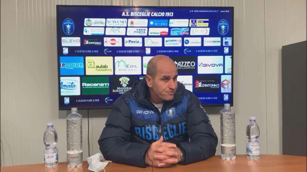 Bisceglie, Bucaro: “Il pari sarebbe stato più giusto”