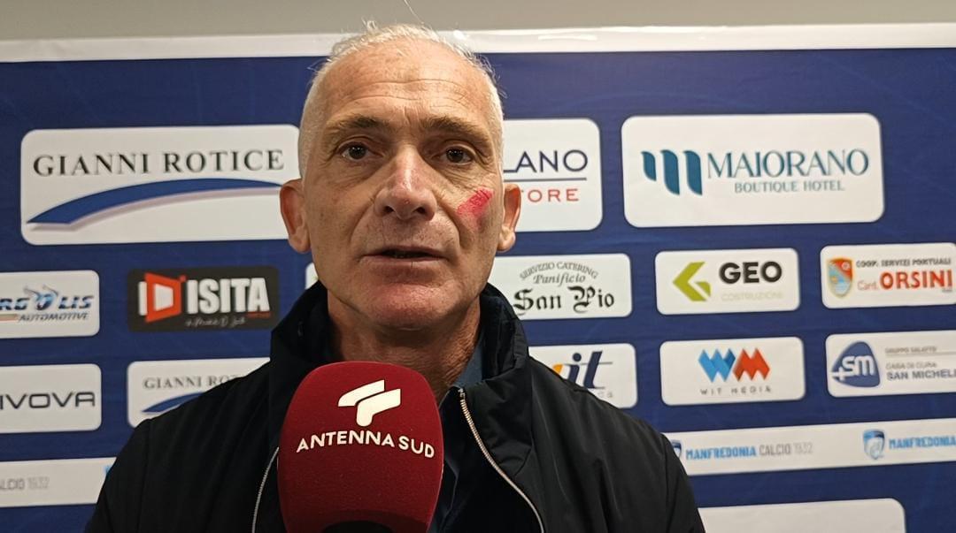 Manfredonia, Rotice: “Squadra ancora in crescita. Fa male vedere i settori ospiti chiusi”